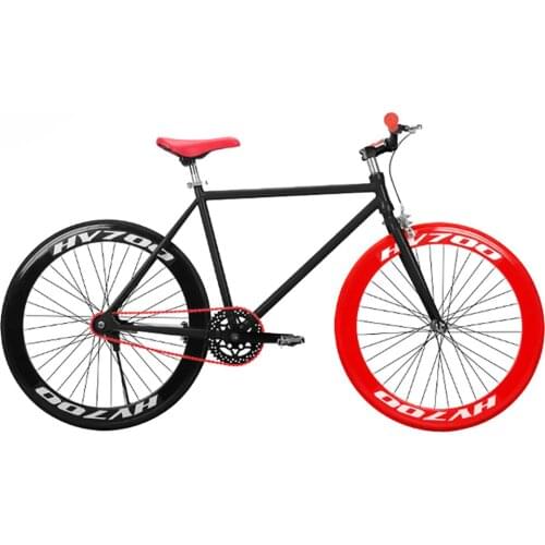 Road Bicycle Adults 26 Inch Solid Tire Race Reverse Brake Student Lightweight Bike