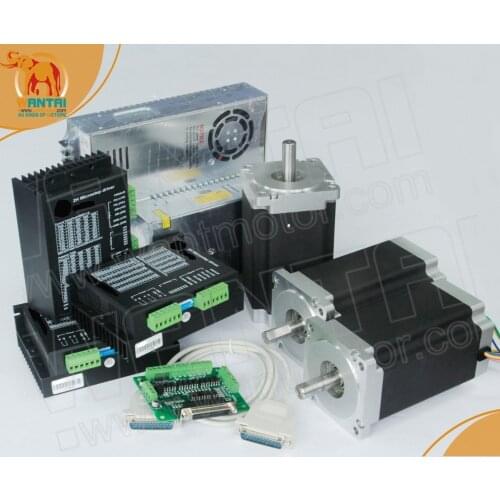 EU ship ! 3Axis NEMA 34 Step Motor 11.2N.m+CNC Stepper Driver8.2A