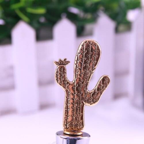 Cactus Red Wine Bottle Stopper Vacuum Sealed Reusable Plug Caps Wedding Wedding Party Decorations Gift
