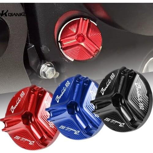 Oil Filler Cap FOR SUZIKI BANDIT 650 2005-2016 Engine Oil Drain Plug Sump Nut Filter Cup Cover 2015 2014 2013 2012 2011 2010 09