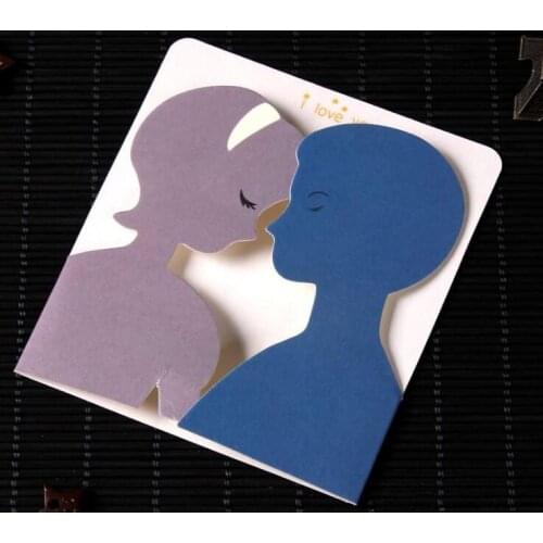 Mini greeting cards paper lovely cartoon for Birthday Wedding Party Decoration gift candy box craft DIY favor baby shower kid Wh