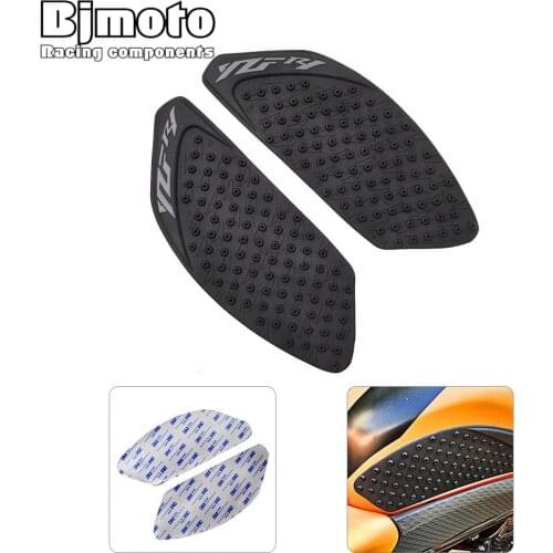 Motorcycle YZF-1000 R 1 Rubber Tank Traction Pad Knee Grip Protector Anti Slip Sticker For Yamaha YZF-1000 YZF1000 R1 2009-2014