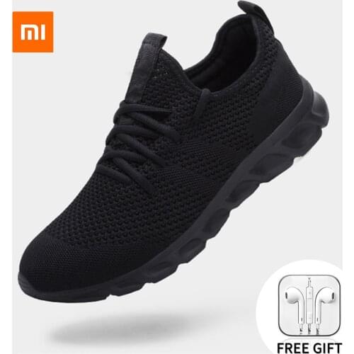 Xiaomi Youpin Men Casual Shoes Breathable Outdoor Mesh Light Sneakers Male 2021 New Comfortable Casual Footwear Men Shoes