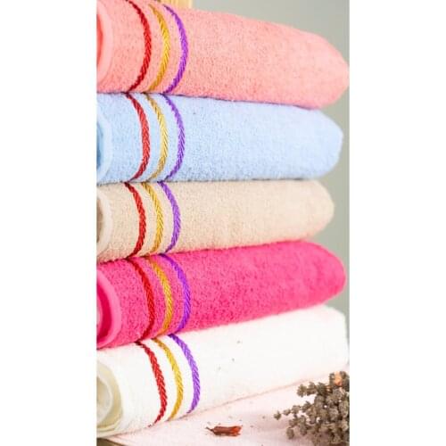 50X90 CM Striped Hand And Face Towel Set of 6 Colorful - Soft - Quality TURKISH MADE Stylish Design Quality Convenient 2021 Trend 6 Pieces New Towel Model High Quality