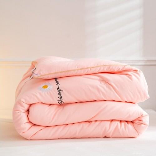 6 Colors Comforter Duvets Single Double Quilt Winter Very Warm Thickening Duvet King Queen Twin Size Quilted Weighted Blanket