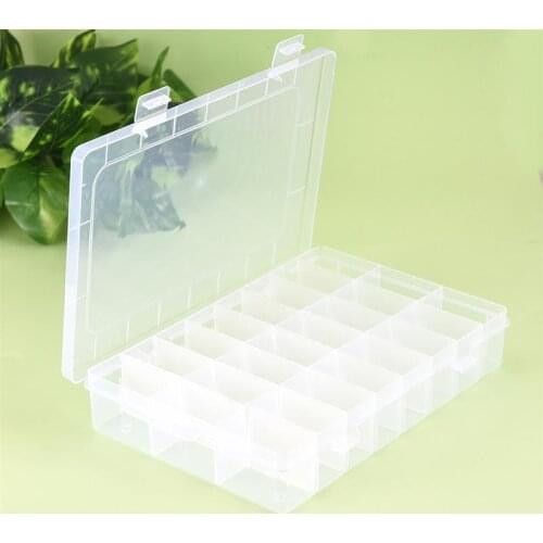 9 sizes Transparent Storage Box Plastic Embroidery Floss Storage Floss Bobbins Organizer DIY Cross Stitch Sewing Tools