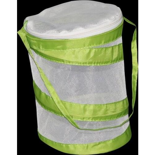 Insect Supplies Mesh Boxes Folding Insect Mesh Cage Butterfly Dragonfly Mantis Breathable Habitat Cage Feeding Container 1 Pc