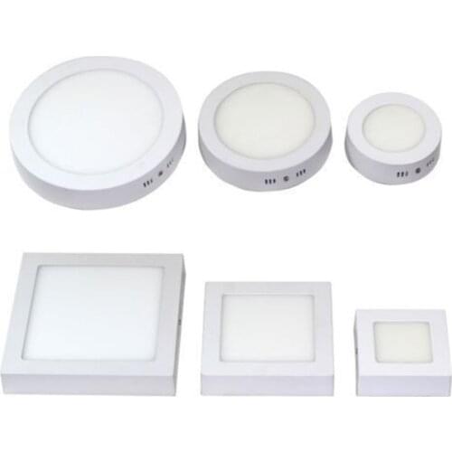 9W 15W 25W Round Led Panel Light Surface Mounted leds Downlight ceiling down 85-265V lampada led lamp with LED Driver