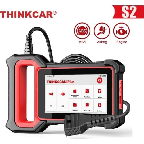 THINKCAR Thinkscan Plus S2 OBD2 Scanner Professional Automotive Scanner Car ABS SRS ECM Diagnosis Oil DPF Reset ODB2 Scanner