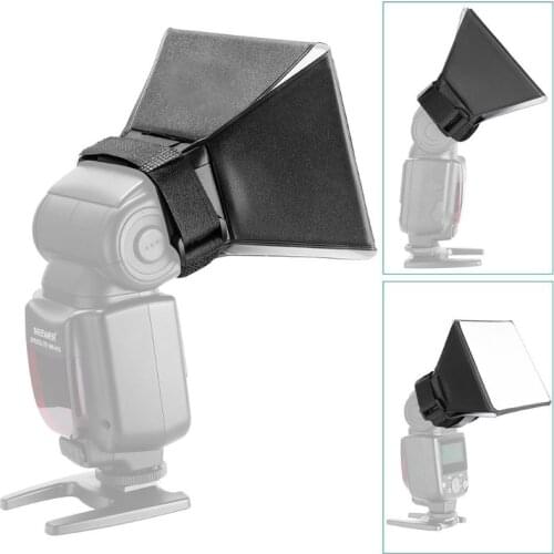 Universal Foldable Flash Softbox Diffuser Camera Photo Speedlight Soft Box Kit Tool for nikon