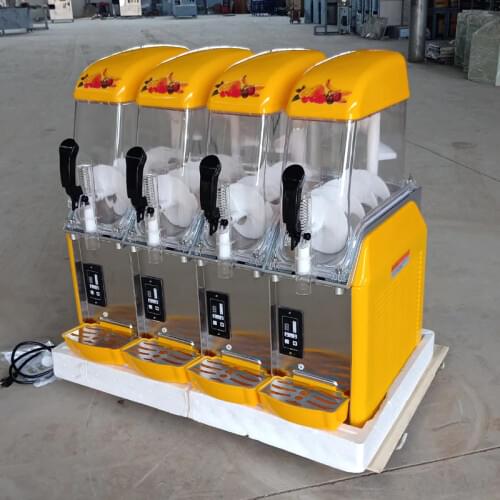 Hot Sale Four Tanks 48L Commercial Snow Melting Machine Beverage Fruit Juice Cold Drink Dispenser 1500W