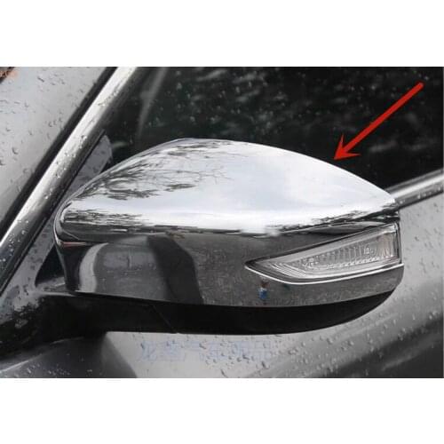 For Nissan Tiida 2011-2019 High-quality ABS Chrome rearview mirror decoration cover anti-rub protection car accessories