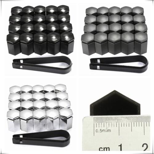 17x30mm 20pcs/set 17mm Wheel Nut Cover Bolt Cap Protector For Vauxhall/Opel Romove Tool Key