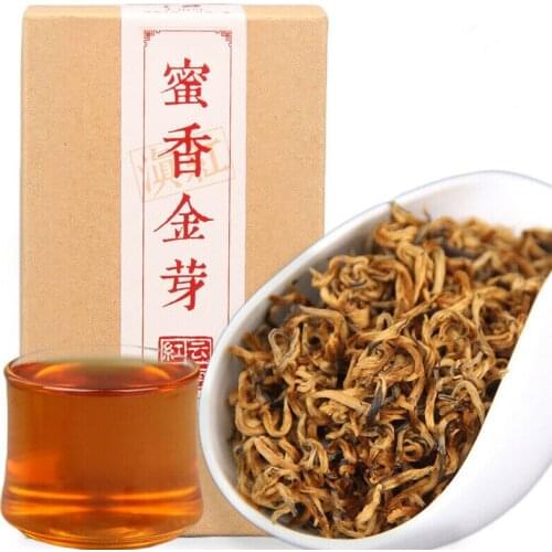 2021 Year Yunnan Dian Hong Premium Honey Golden Bud DianHong Black Chinese Tea 100g