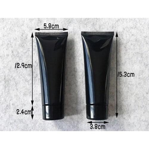 300pcs Cosmetic Soft Tube 100ml/g plastic Lotion Containers Empty Makeup squeeze tube Refilable Bottle Emulsion Cream Packaging