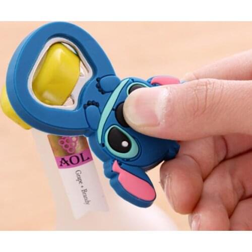 50pcs Cartoon Kitty Cat Stainless Steel Beer Bottle Opener with Magnet can be Fridge Magnet