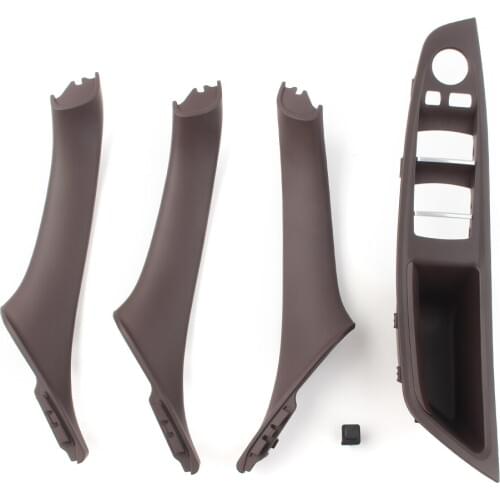 Car Interior Window Switch Armrest Panel Door Handle kits 4Pcs For BMW F10 F11 5Series 2010 2011 2012 2013 2014 2015 2016 RHD