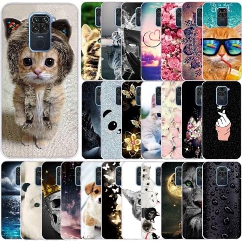 For Xiaomi Redmi Note 9 Case Silicon Soft Back Phone Cover For Redmi Note9 Cover Redmi Note 9 Case Funda Coque Bumper Protective