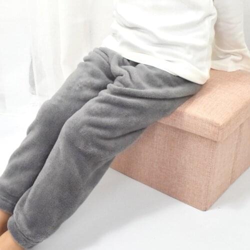 Baby Pants Winter Thick Fleece Warm Baby Girls Trousers For Boy Anti-mosquito Casual Long Pants Kids Children Pantolon 19Oct