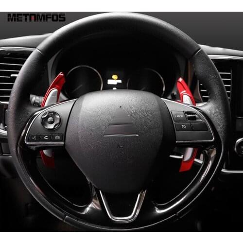 For Mitsubishi Outlander Lancer Pajero Car Interior Steering Wheel Shift Paddles Shifter Extended Shift Paddle Blade Accessories