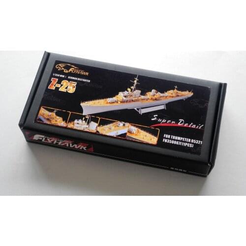 Flyhawk FH350067 1/350 German Z-25 Destroyer for Trumpeter top quality