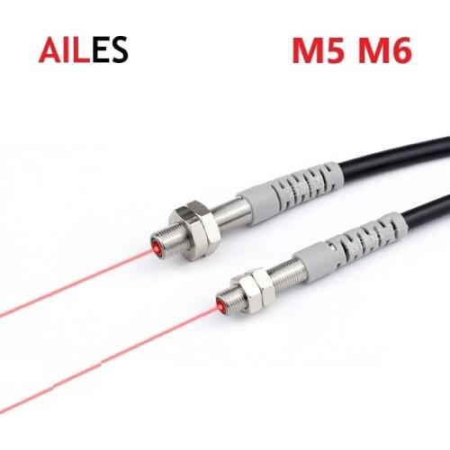 M5 M6 Infrared Laser Diffuse Reflection Photoelectric Optoelectric Sensor Switch NPN PNP NO NC 100mm 130mm 150mm 200mm Distance