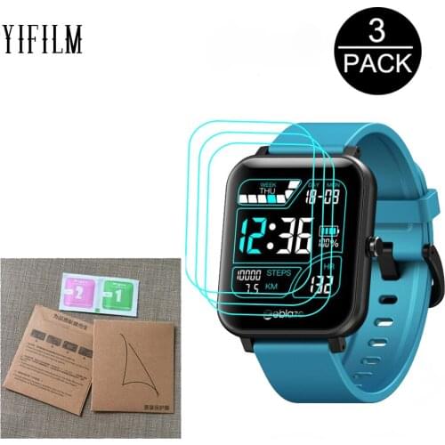 3Pcs HD Clear Soft TPU Hydrogel Film 2020 NEW For Zeblaze GTS Smart Watch Full Screen Protector 4H Anti-Scratch Film Not Glass