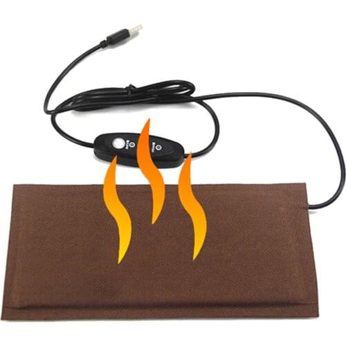 Pet Reptile Heating Pad Temperature Control Warming Sheet Lizard Hamster Heating Pad Scratching Nursing Blanket Pad Heated Mat
