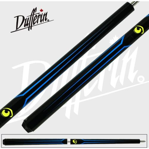 DUFFERIN Eagle Eye Punch&Jump Cue 13.5mm Tawny Color Bakelite Tip Hard Maple Shaft Red&Blue Options Professional Break&Jump Cue