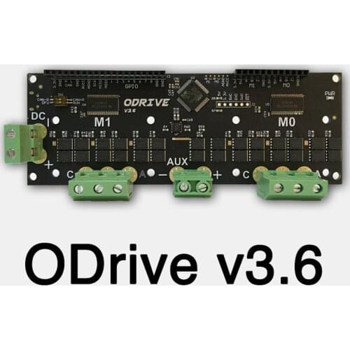 ODrive3.6 FOC BLDC AGV Servo Dual Motor Controller High Power Development Board