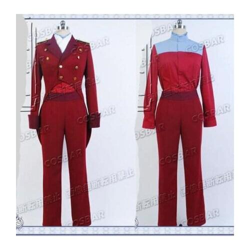 Anime Aldnoah Zero SLAINE TROYARD Cosplay Costume Red Outfit Suit Halloween Costumes Custom Made Any Size 11