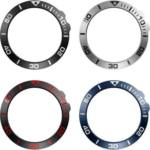 1 Pcs Stainless Steel Watch Bezel Ring For Garmin Fenix 5X Scale Metal Bazel Ring Adhesive Cover Durable Watches Accessories