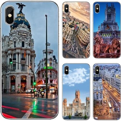 Soft Case For iPod Touch iPhone 10 11 12 Pro 4S 5S SE 5C 6 6S 7 8 X XR XS Plus Max 2020 Cibeles-fountain-Madrid-Spain-city