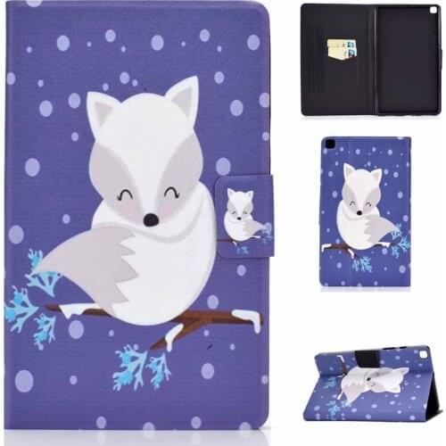 Soft Case for Samsung Galaxy Tab A7 Lite 8.7 inch 2021 SM-T220 T225 Cute Cover with Owl Elephant Horse Fox Deer Printing