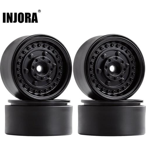 INJORA 116g/pcs 1.9" Beadlock Wheel Rim for 1/10 RC Crawler Car Axial SCX10 90046 RedCat Gen8 Traxxas TRX-4
