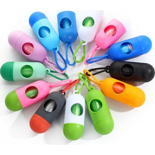 Pure Color Multi Purpose Clean Accessories for Cats Dogs Plastic Garbage Bag Animal Waste Picker Pet Outdoor Supplies