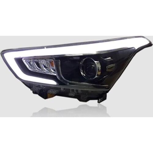 Goodmolds Manufacturer provides straightly xenon lamp double light lens LED turn signal for Hyundai ix25 15-16
