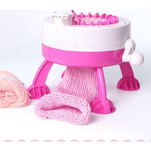 DIY Hand Sweater Knitting Machine Weaver Creative Arts Yarn Child Machine Knitted Sweater Knitting Girl New DIY Toy
