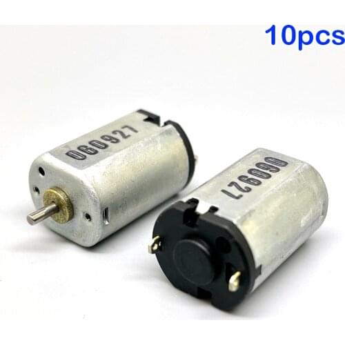 10pcs/lot Micro 031 DC Motor DC 3-7.4V 3.7V 4.2V 5V 6V 20468RPM High Speed Quiet Mute High Torque DIY Electric Toy Car Model