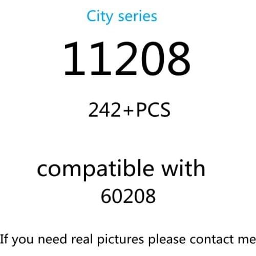 242PCS 11208 Building Block Toy City Series 60208 Assembled Building Blocks Childrens Toy Gifts
