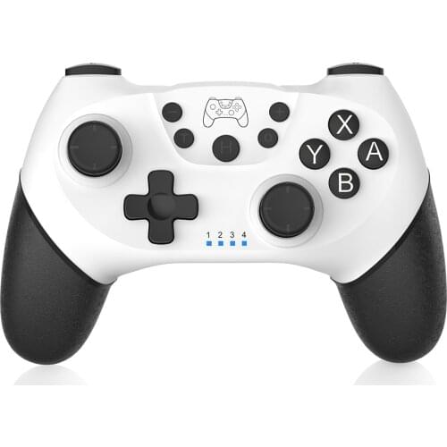 Wireless Gamepad Joystick Vibration Clear Controller Gamepad Bluetooth-Compatible for Switch PRO Vibration 6-axis