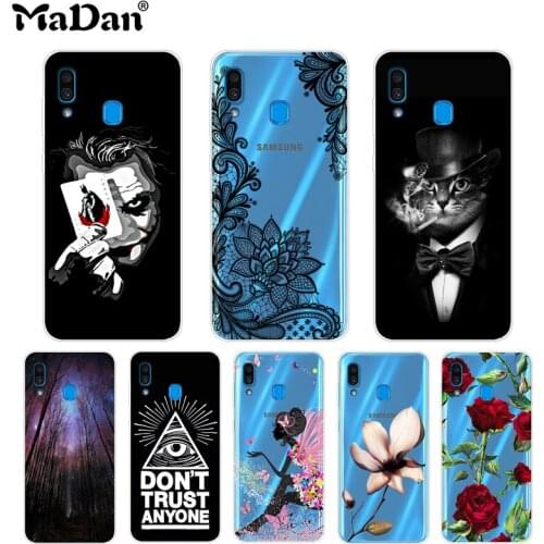 For Samsung Galaxy A20 A30 A 30 SM-A305F A305 Case Cover Funda For Samsung A30 Soft Casing Thin Transparent Silicone Back