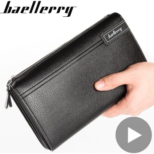 Zipper Long Big for Men Wallet Male Purse Phone Money Clutch Bag Card Coin Holder Partmone Walet Vallet Brieftasche Portofele