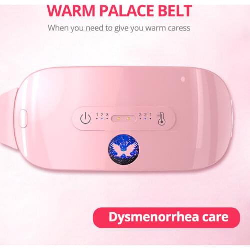 Warm Palace Belt Size Insulation Mode Adjustable Magnetic Inductive Rechargebale for Relieve Menstrual Pain Massager Health Care