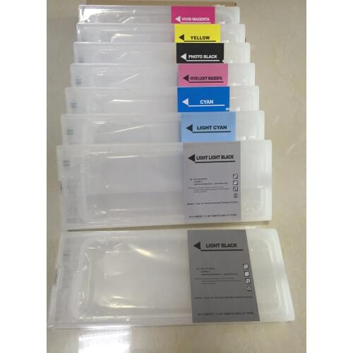 350ml Refillable ink cartridge for Epson 7800/9800 large format printer refill ink cartridge