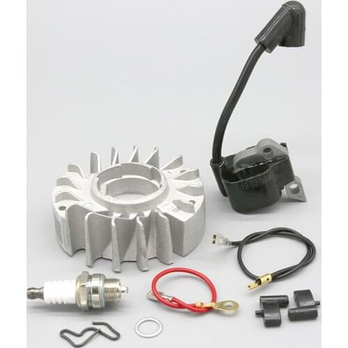 Flywheel Ignition Coil Magneto Wire Spark Plug Kit Fit For STIHL MS180 MS170 MS 180 170 017 018 Garden Tools Gas Chainsaw Parts