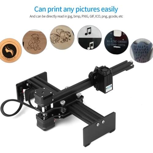 Laser Engraving Machine Mini Desktop Laser Engraver Printer Portable Carver DIY Laser Logo Mark Printer Working Area