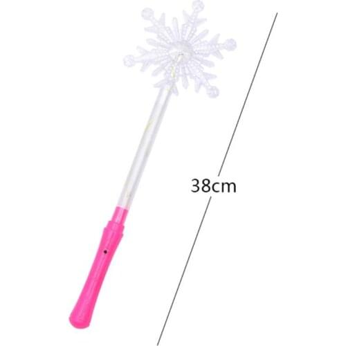 Flashing Lights up Glow Sticks Party Xmas Star Snowflake Flashing Sticks M3GE