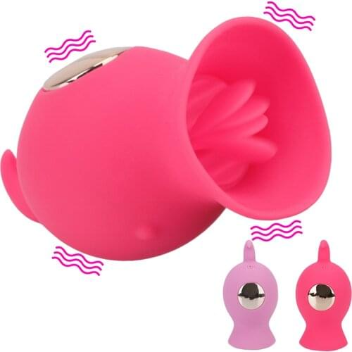 Mini Sucking Tongue Vibrator Sex Toys For Women Vagina Massager Oral Sucker Female Masturbator Clitoris Nipple Stimulation