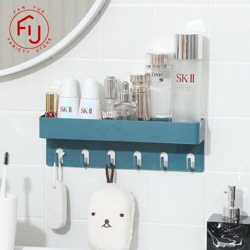 Free Punch Wall Corner Bathroom Shelves Shelf With Hook Bathroom Accessories Shampoo Shower Shelf Holder Storage Rack Organizer